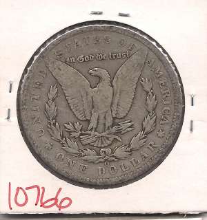 1895 O Morgan Silver Dollar Very Good 10766+  
