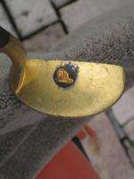 24K GOLD PLATED PUTTER WITH FIREMAN LOGO 35 R/H  