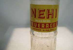 Nehi Beverages Clear Glass Bottle, Royal Crown Bottling  