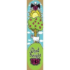  1031 Knight Cow Skateboard Deck   7.62 x 31.25 Sports 