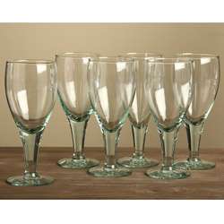 Otevia Recycled Glass 20 oz Beer Goblets (Set of 6)  