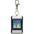 Silver Rounded Digital Photo Keychain