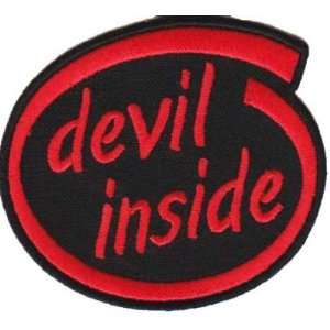 DEVIL INSIDE FUN INTEL Embroidered NEW Biker Vest Patch