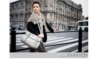 DUDU Genuine Leather Handbag Messenger Bag 12.6 0751W  