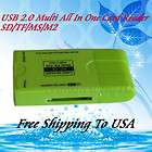 Green USB 2.0 Multi All In One Card Reader SD/TF/MS/M2 RB 539