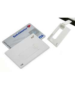 PQI 1GB Credit Card Style USB Pen Drive  