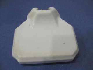 vtg 30s 40s White Porcelain Soap Dish  