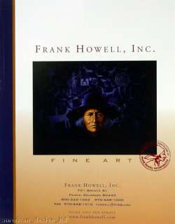 Frank Howell Inc. unsigned Fine Art Book soft cover Conetmporary SW 