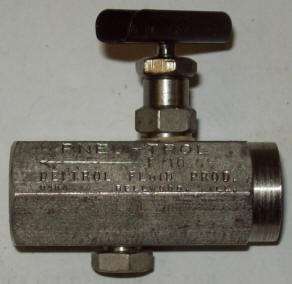 Deltrol 1/8 Stainless Steel Flow Control Valve F10SS  