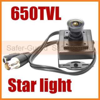 650TVL Starlight SHARP CCD Mini Security Camera Low Lux 0.0005Lux 2 