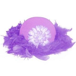  Lavender Childs Tea Party Hat with Feathers Toys & Games