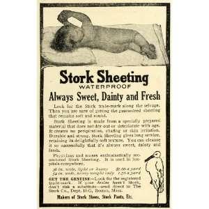   Waterproof Sheeting Bedding Sheets Pricing Boston   Original Print Ad
