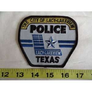    The City of Lacy Lakeview Texas Police Patch 