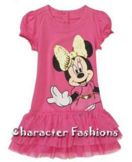 Minnie Mouse DRESS Size 12 18 Months 2T 3T 4T Set Outfit Tutu Shirt 