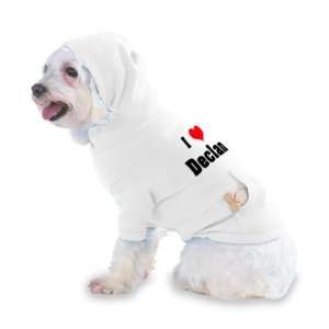  I Love/Heart Declan Hooded (Hoody) T Shirt with pocket for 