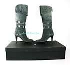 HUGO BOSS BOOTS BLACK LABEL LEATHER SUEDE & PATENTED 3 HEEL SIZE 6 36 