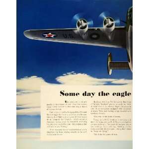  1942 Ad Goodyear Aircraft World War II Army Plane Fabric 