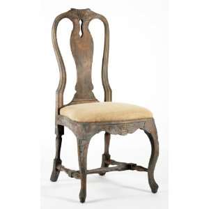  Antique Verdigris French Provence Hemp Dining Chair
