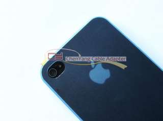 mm Super Clear & Thin iPhone 4 4G BLUE Bumper Case  