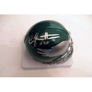 Casey Matthews Autographed Philadelphia Throwback Eagles Mini Helmet 