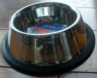   Stainless Steel Dish Dog Cat Pet Bowl 8 oz 874538000531  