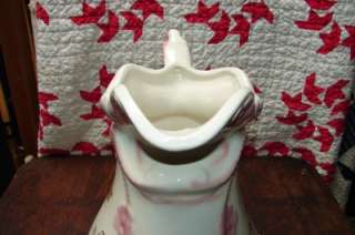 Vintage Beautiful Owl Ceramic Pitcher and Wash Bowl  