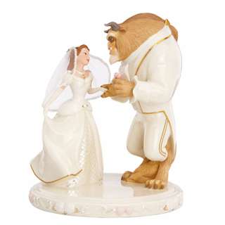 Lenox Belles Wedding Dreams Beauty & the Beast Disney Figurine *New 