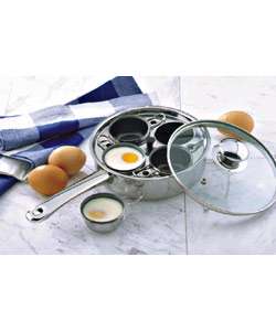 Stainless Steel Frying Pan/ Egg Poacher  