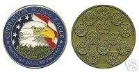 OPERATION NOBLE EAGLE 9 11 01 MILITARY CHALLENGE COIN  
