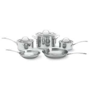   Tri Ply Stainless Steel Cookware Set, 8 piece