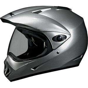  AFX FX 37 DS Helmet   Large/Silver Automotive