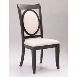 Paris Espresso Leather Dining Chairs (Set of 2)  