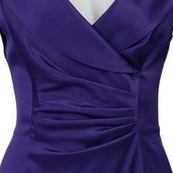 Jessica Howard Womens Purple Sheath Dress  
