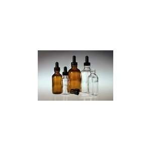 com 4oz Amber Round Dropper Bottle with attached 22 400 Glass Dropper 