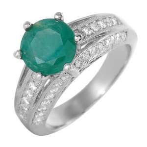 Dazzling Brand New Ring With 2.95Ctw Precious Stones   Genuine Clean 