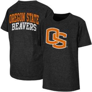  Oregon State Beavers Youth Touchdown T Shirt   Black 