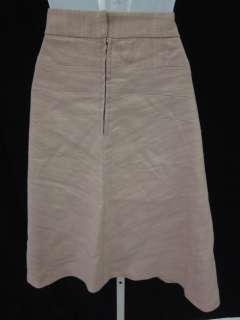 MARC JACOBS Light Pink Silk Linen A Line Skirt Sz 8  
