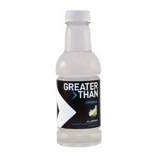 Greater Than Coconut Water Sports Drink, Original, 20 Ounce Bottles 