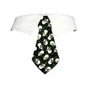  Dog Snowman Tie 