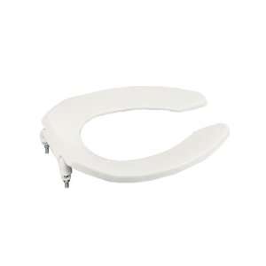   Toilet Seat with Self Sustaining Check Hinge, White
