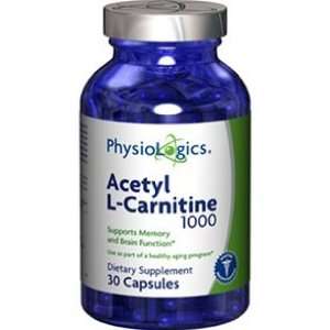  Physiologics   Acetyl L Carnitine 1000 mg 30 caps Health 