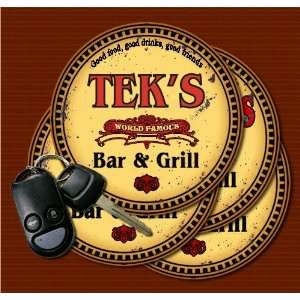  TEKS Family Name Bar & Grill Coasters