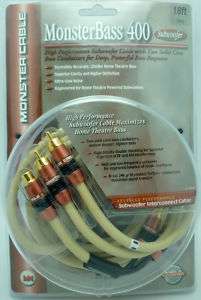 MonsterBass 400 Subwoofer Cable 18 feet  