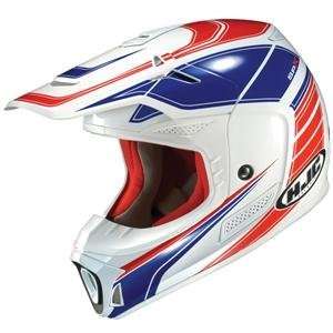  HJC SP X Contact Helmet   Large/Red/White/Blue Automotive