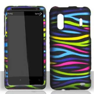 Rainbow Zebra Skin for US Cellular HTC Hero S Phone Cover Case  