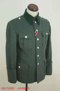 WWII German M36 officer field wool tunic Feldbluse S  