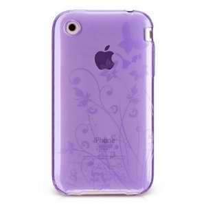   Butterfly Flower Garden Crystal Soft Skin for Apple Iphone 3g 3gs