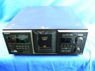 SONY CDP M555ES 400 Disc CD Changer Player ES Series CDPM555ES M555 