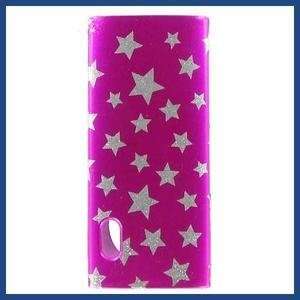  For iPod Nano 5TH Gen Star Hot Pink Cover Case Neck Str 