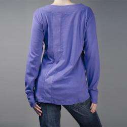 AtoZ Womens Light Purple Cotton One pocket Cardigan  